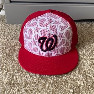 Washington Nationals 2016 July 4th Fitted Hat